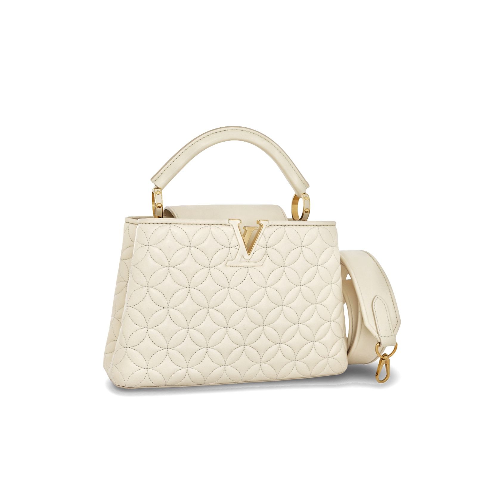 Capucine PM Matelasse Vanille GHW