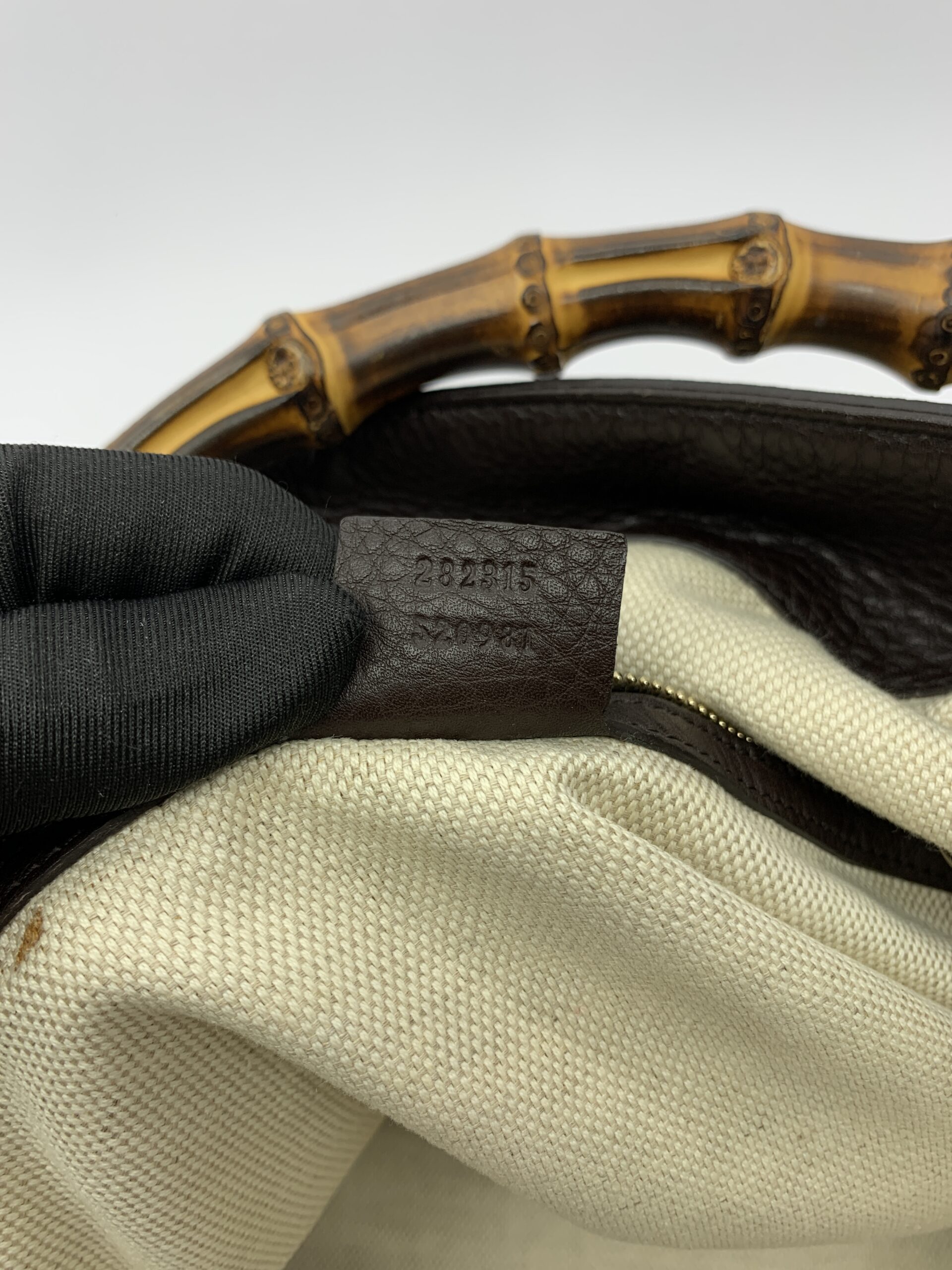 Diana Bamboo GG Canvas Brown GHW