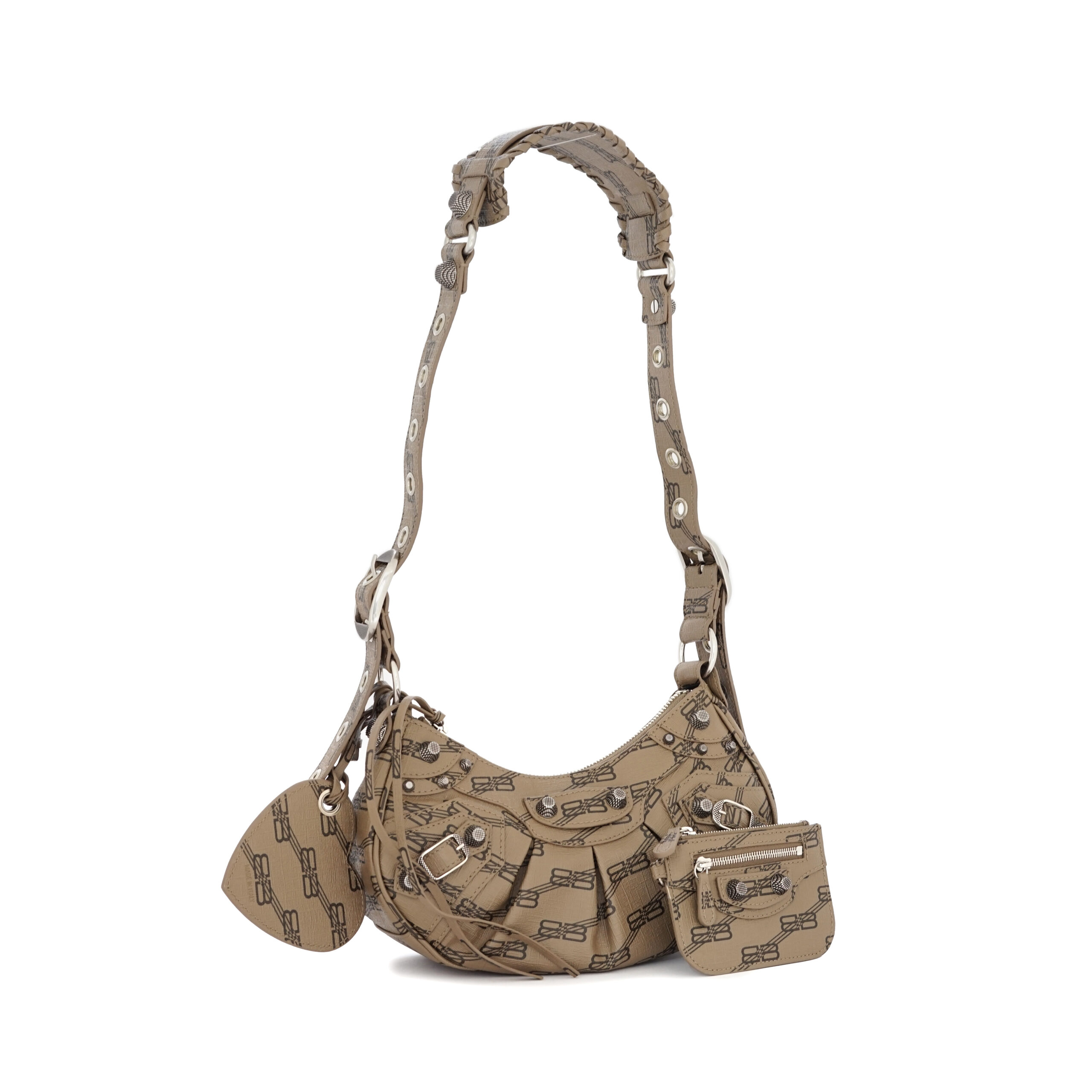 Le Cagole Xs Brown All Over BB Logo SHW