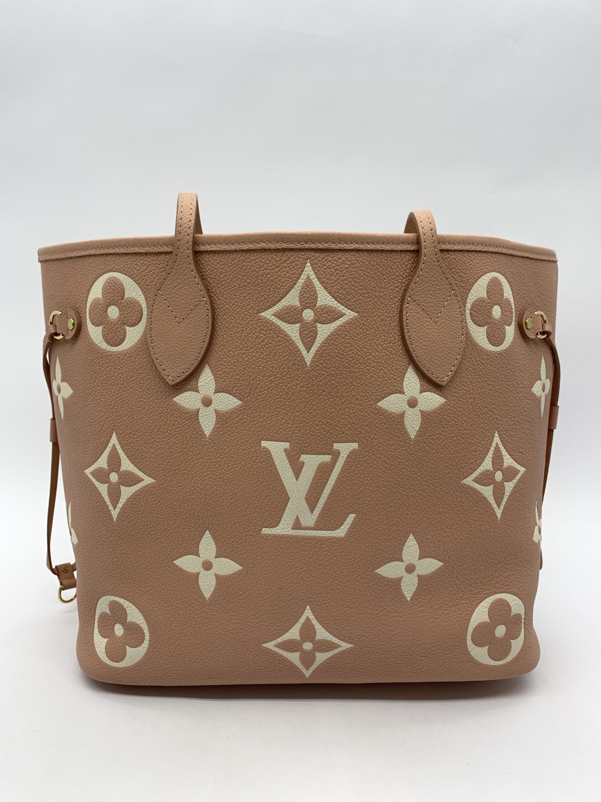 Neverfull MM Monogram Empreinte Rose Trianon Ghw