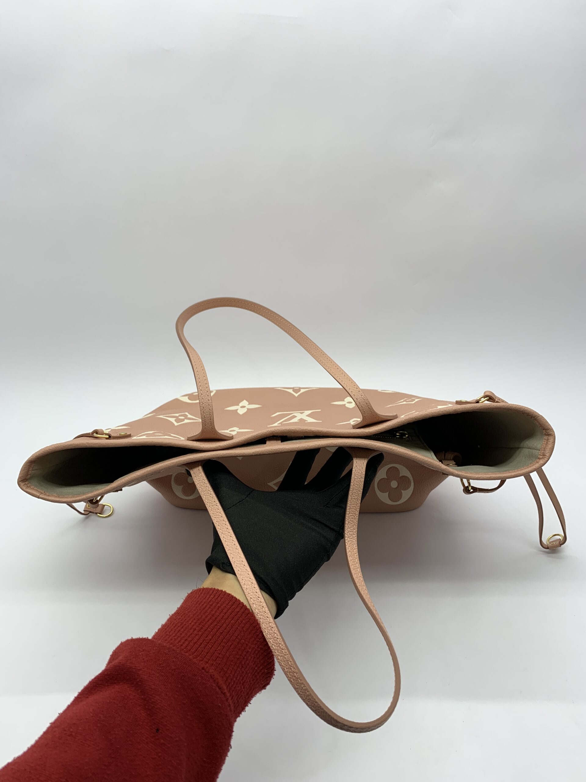 Neverfull MM Monogram Empreinte Rose Trianon Ghw