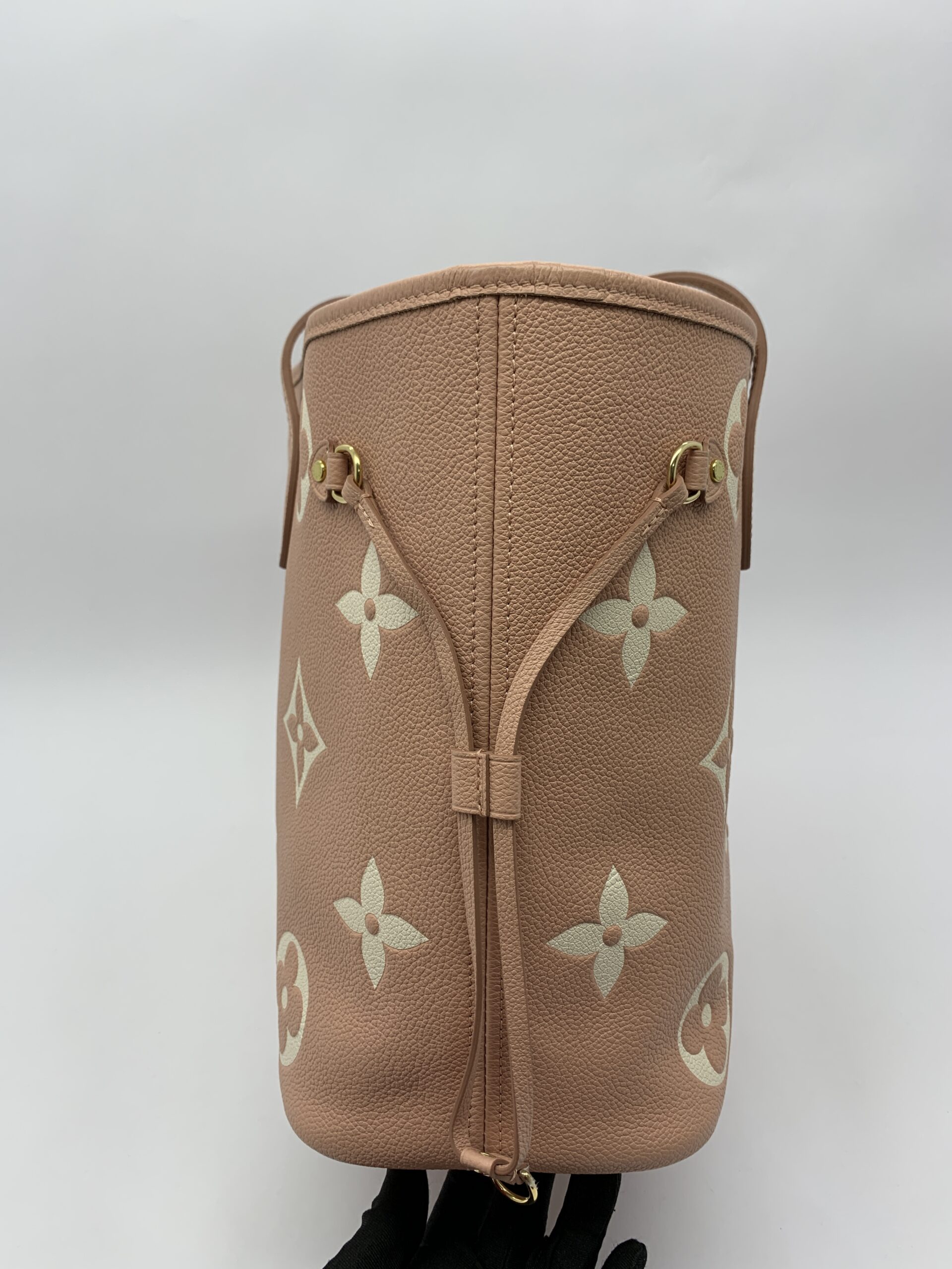 Neverfull MM Monogram Empreinte Rose Trianon Ghw