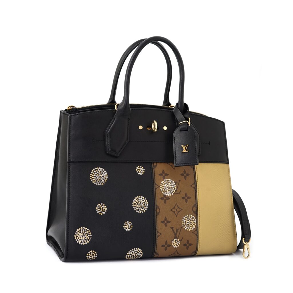 City Steamer MM Monogram Reverse Night Light Studded GHW