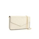 Felicie GM Monogram Empreinte Creme GHW