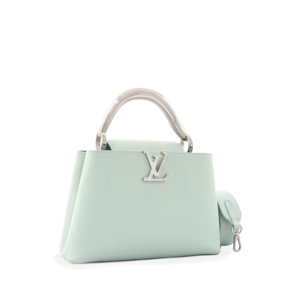 Capucine BB Brushed Metal Handle Ceramic Light Green