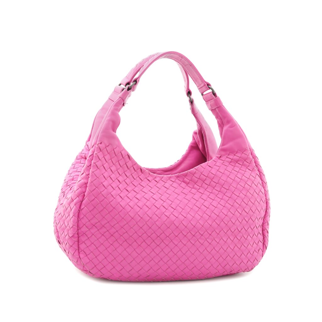 Campana Hobo Intrecciato Fuchsia