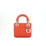 Lady Dior Lambskin Orange SHW