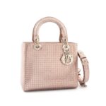 Lady Dior Medium Patent Cannage Rose Gold LGHW