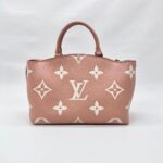 Petit Palais PM Monogram Empreinte Rose Trianon GHW