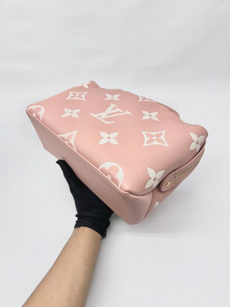 Petit Palais PM Monogram Empreinte Rose Trianon GHW