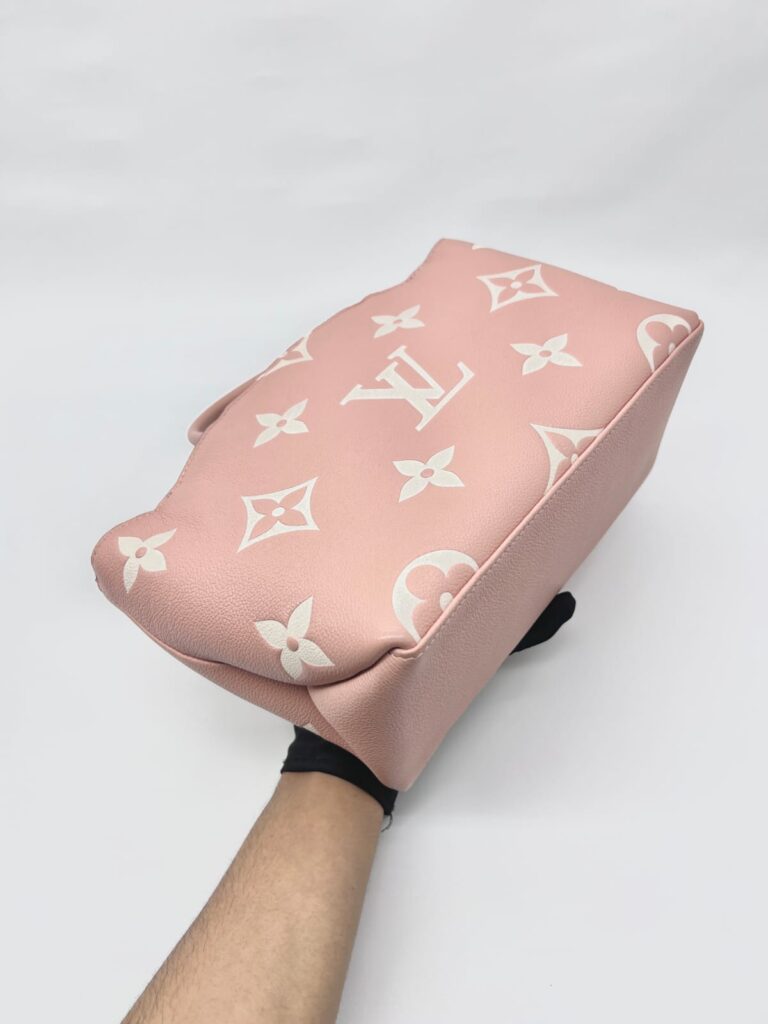 Petit Palais PM Monogram Empreinte Rose Trianon GHW