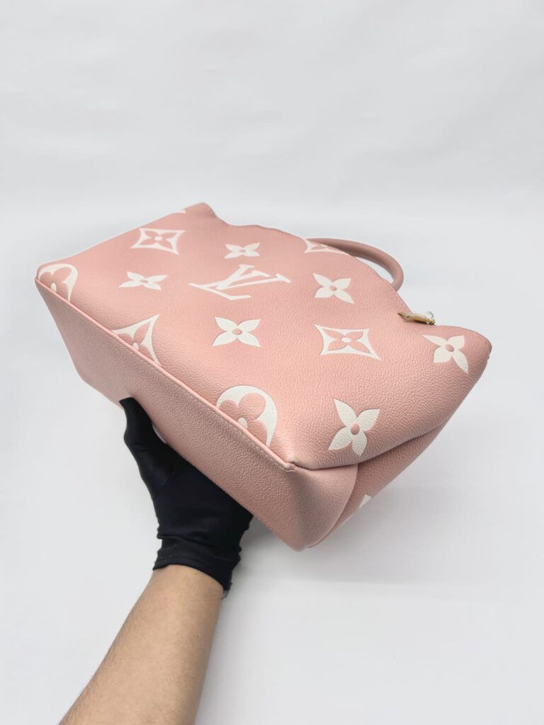 Petit Palais PM Monogram Empreinte Rose Trianon GHW