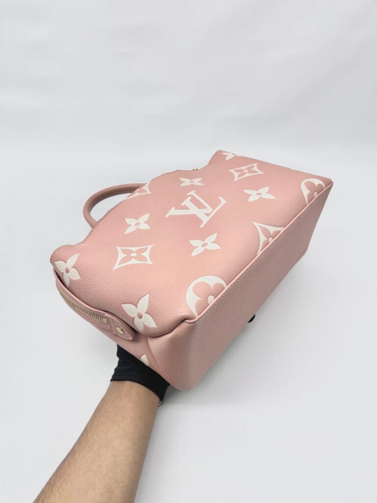 Petit Palais PM Monogram Empreinte Rose Trianon GHW