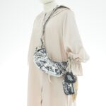 Le Cagole XS Agneau Black White Graffiti SHW