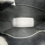 Square Tote Bag Anagram Navy Black