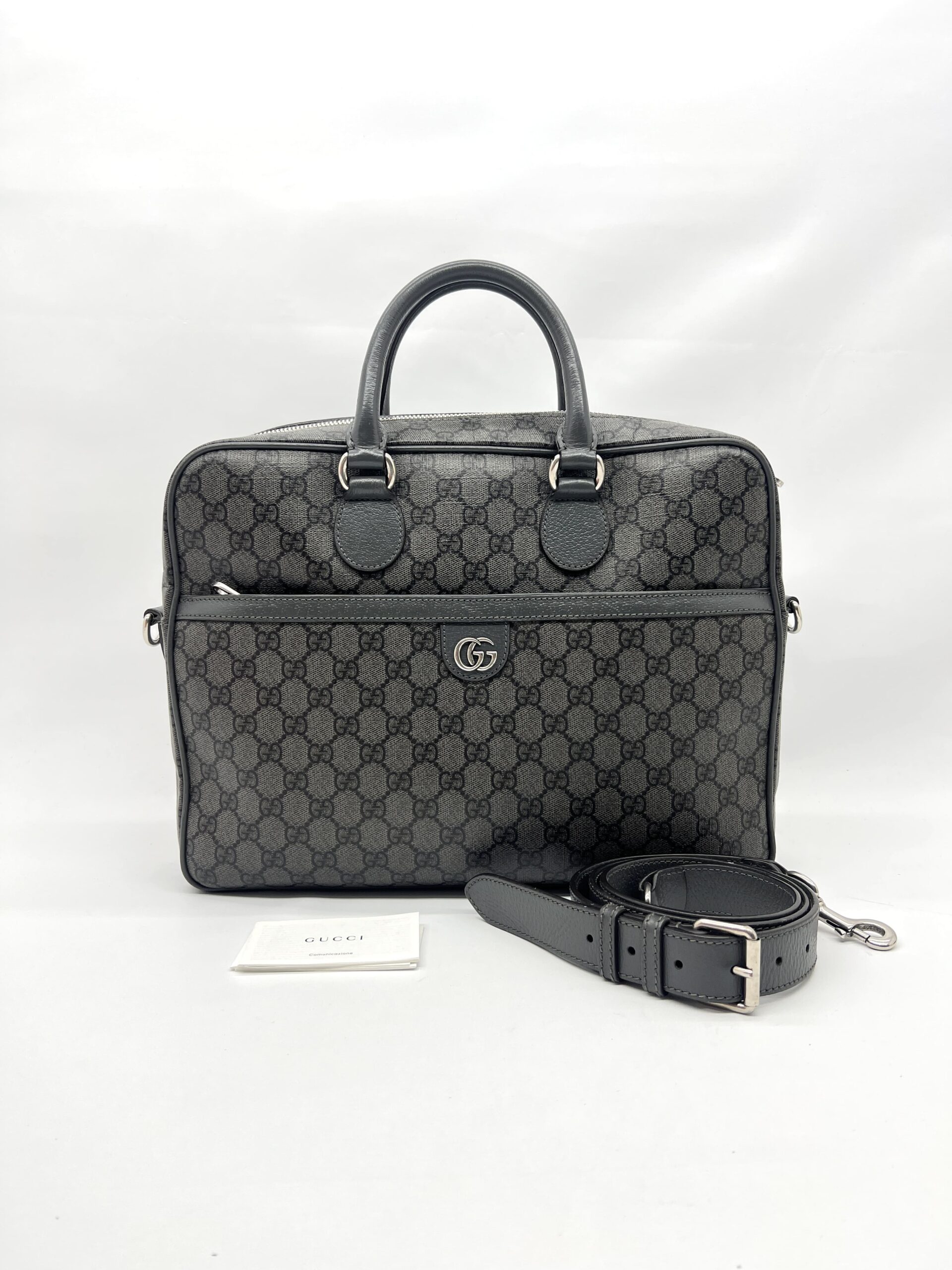 Briefcase GG Supreme Grey SHW