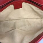 Marmont Flap Small Red GHW