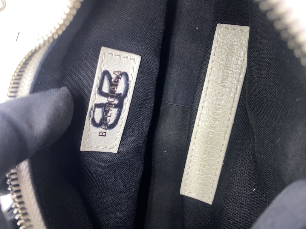 Le Cagole XS Agneau Black White Graffiti SHW