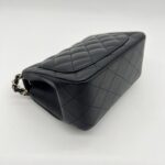 Mini Square Black Lambskin GHW