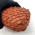 Fringe Knot Clutch Orange Coral