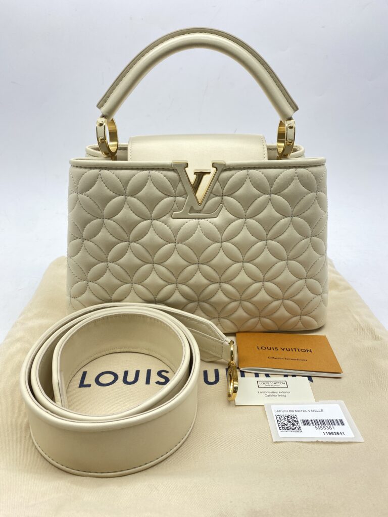 Capucine PM Matelasse Vanille GHW