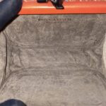 Fringe Knot Clutch Orange Coral