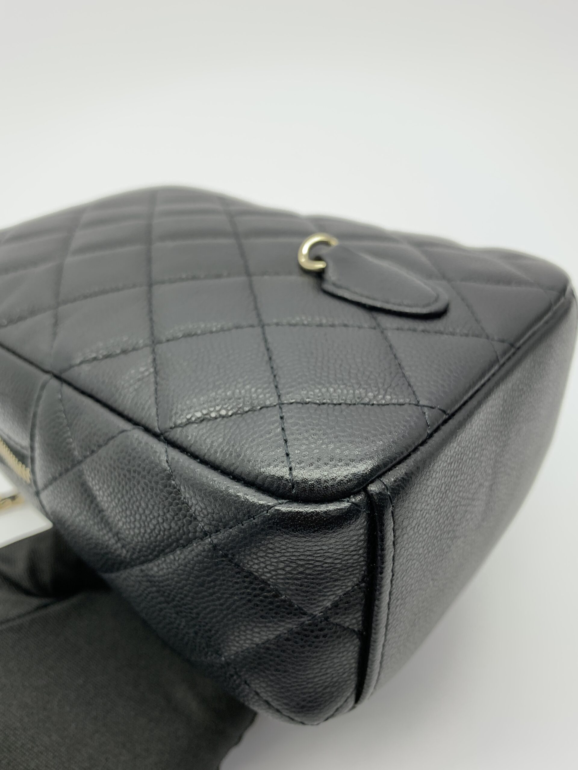 Mini Backpack Black Caviar LGHW