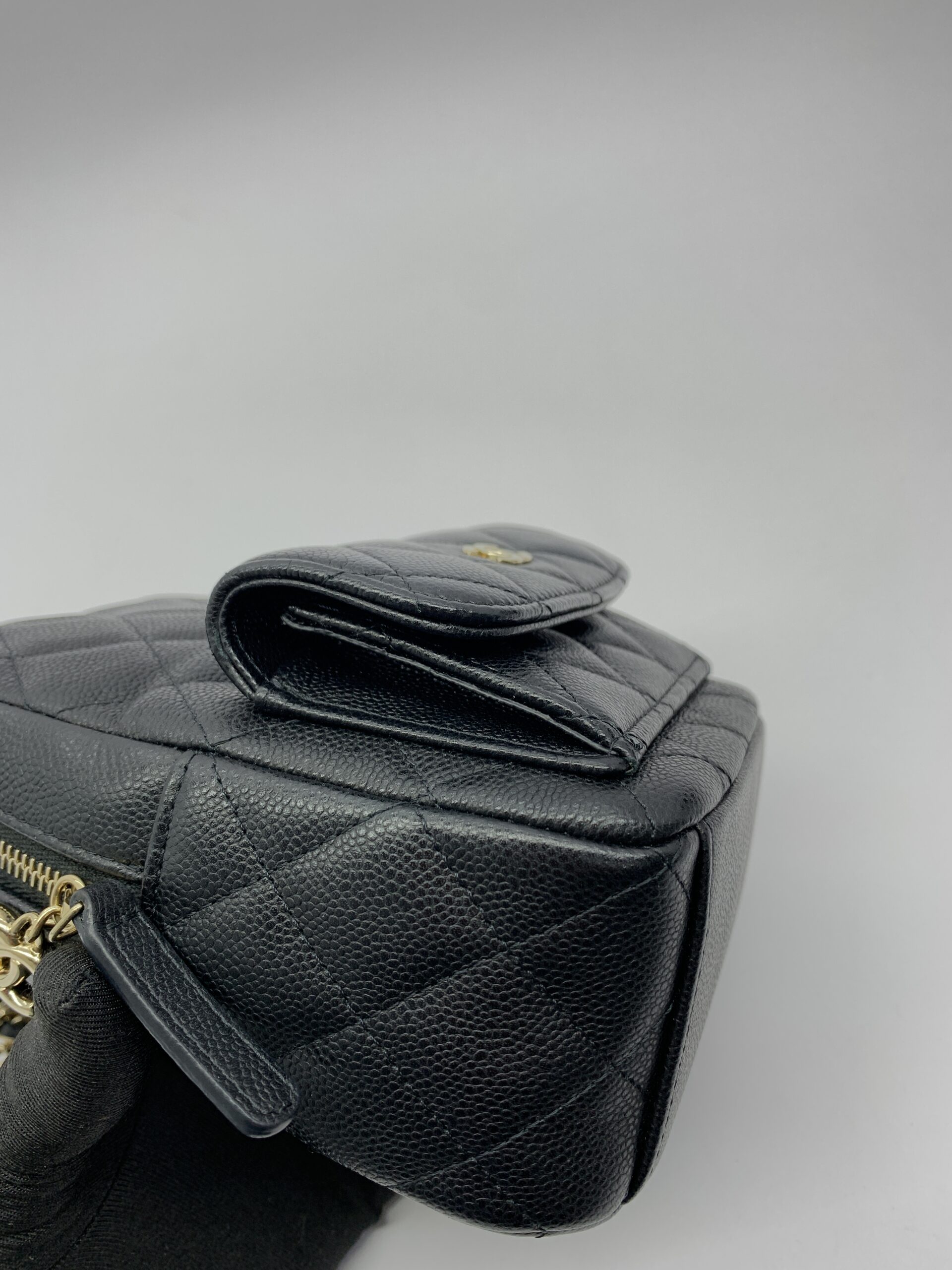 Mini Backpack Black Caviar LGHW