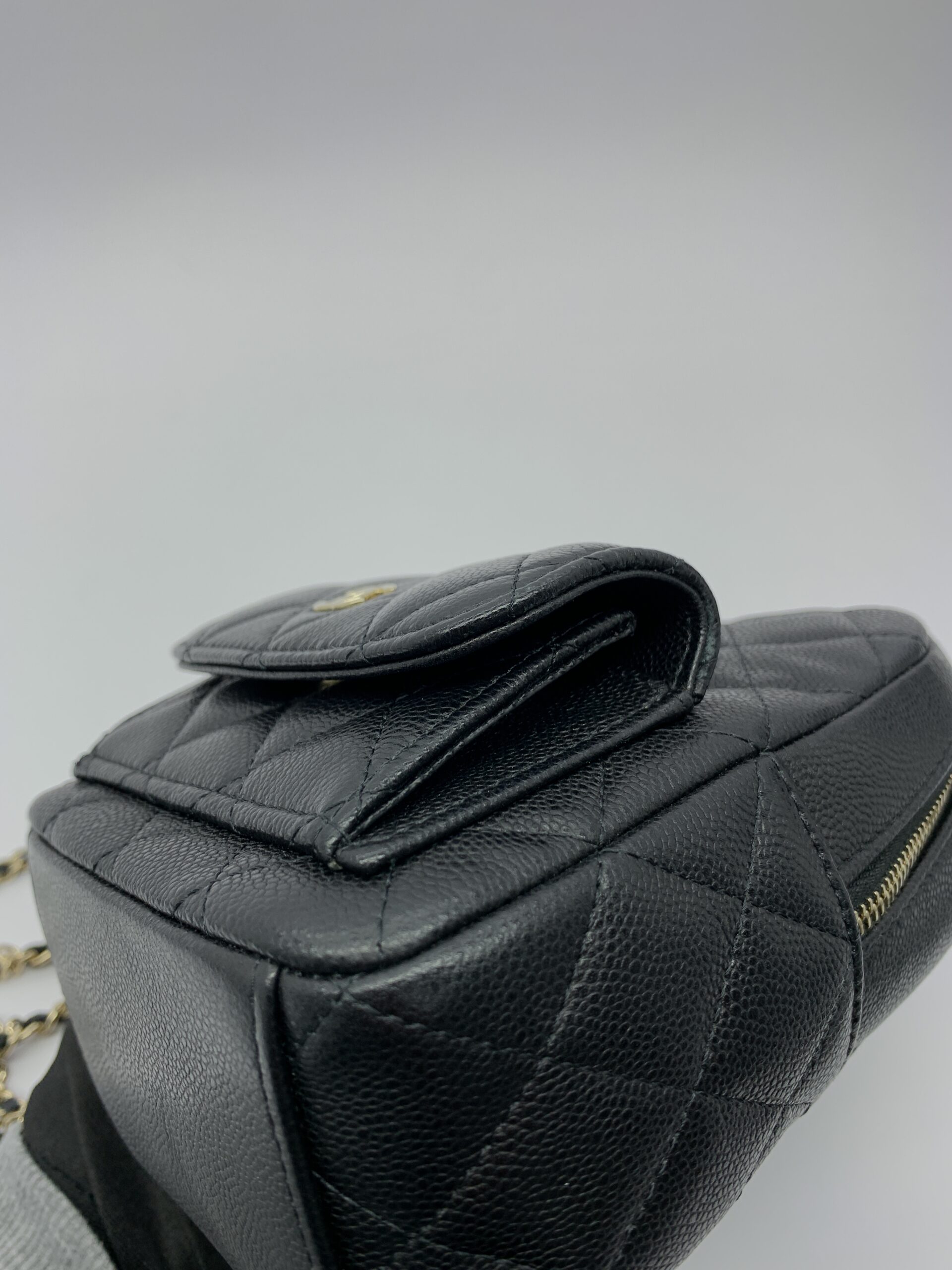 Mini Backpack Black Caviar LGHW