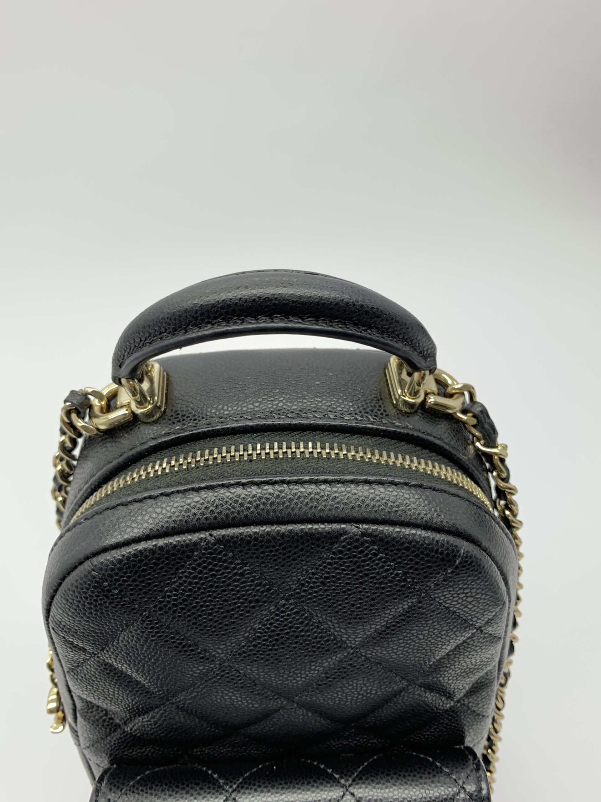 Mini Backpack Black Caviar LGHW