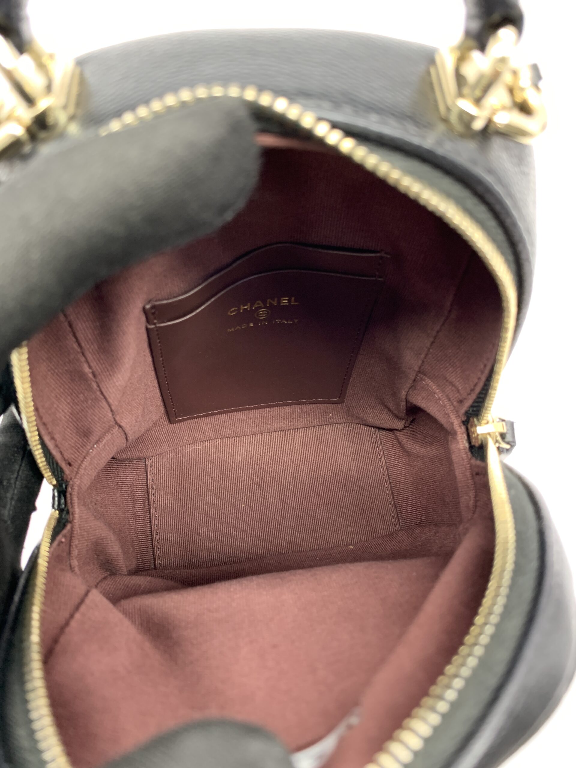 Mini Backpack Black Caviar LGHW