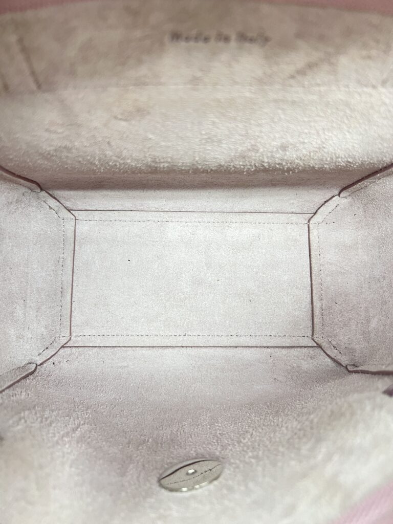 Nano Belt Bag Grained Clafskin Vintage Pink SHW