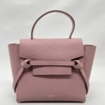 Nano Belt Bag Grained Clafskin Vintage Pink SHW