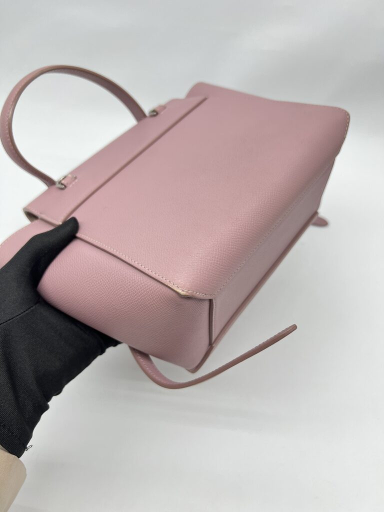Nano Belt Bag Grained Clafskin Vintage Pink SHW
