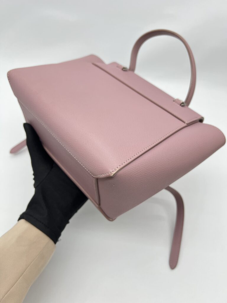 Nano Belt Bag Grained Clafskin Vintage Pink SHW