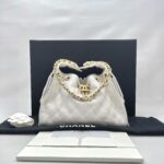 C25 Small Caviar White GHW