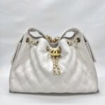 C25 Small Caviar White GHW