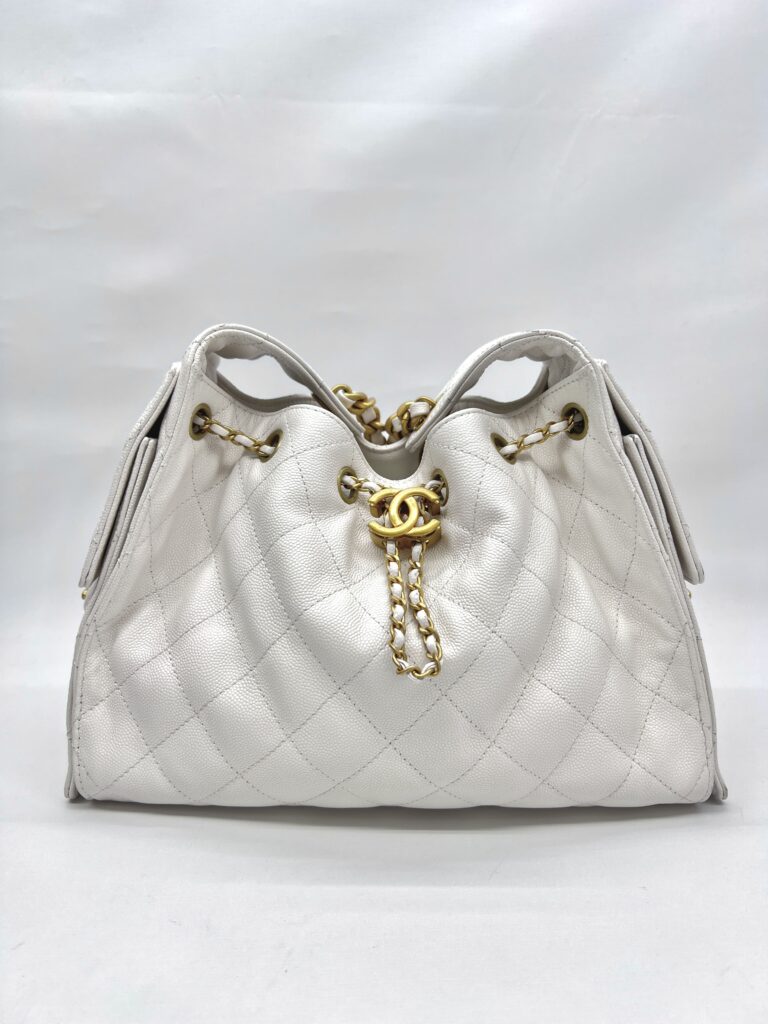 C25 Small Caviar White GHW