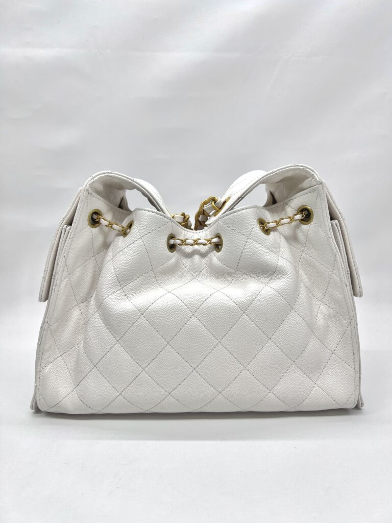 C25 Small Caviar White GHW