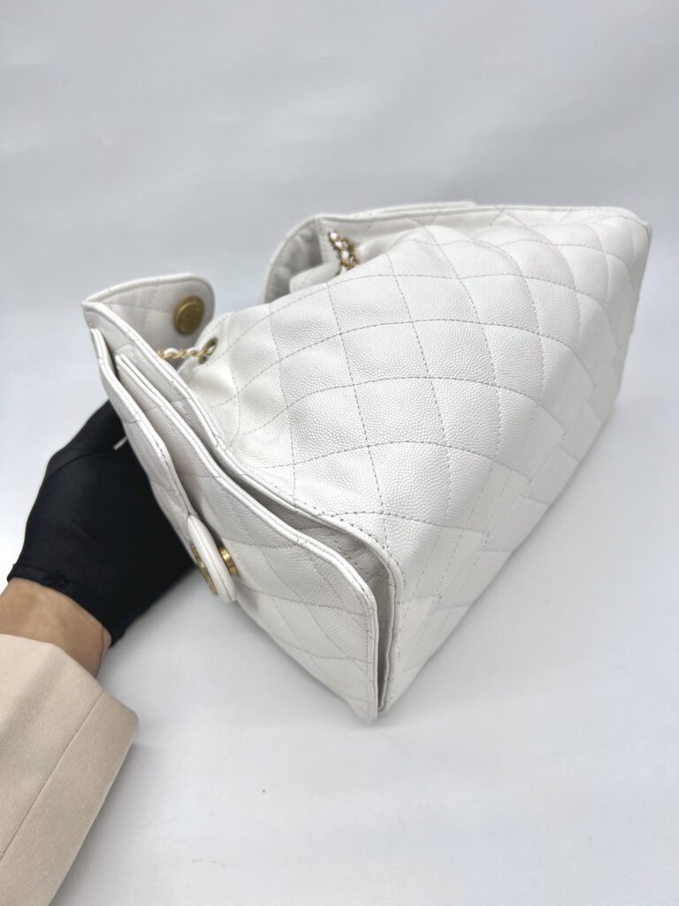 C25 Small Caviar White GHW