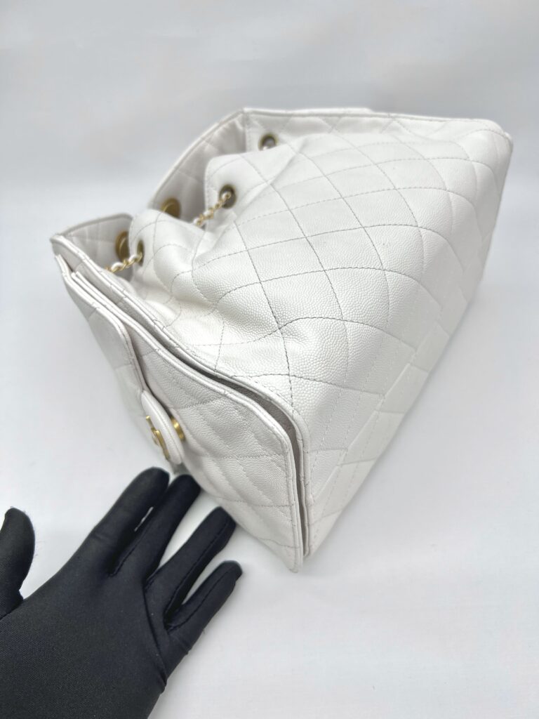 C25 Small Caviar White GHW