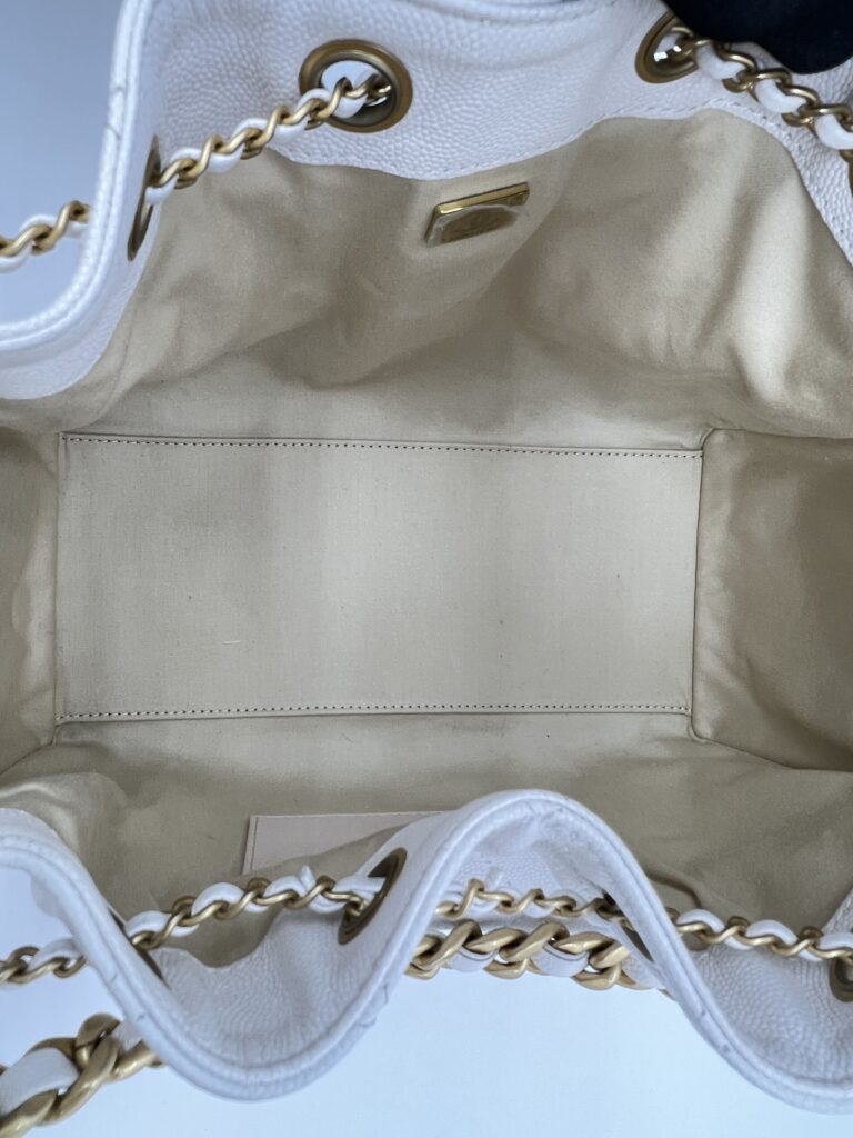 C25 Small Caviar White GHW