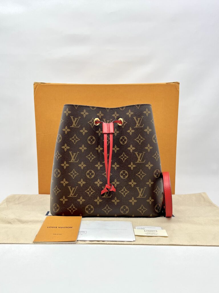 Neo Noe MM Monogram Coquelicot GHW