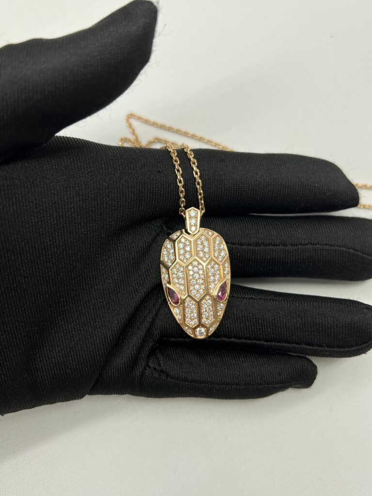 Serpenti Seduttori Necklace Pink Gold 750 180K