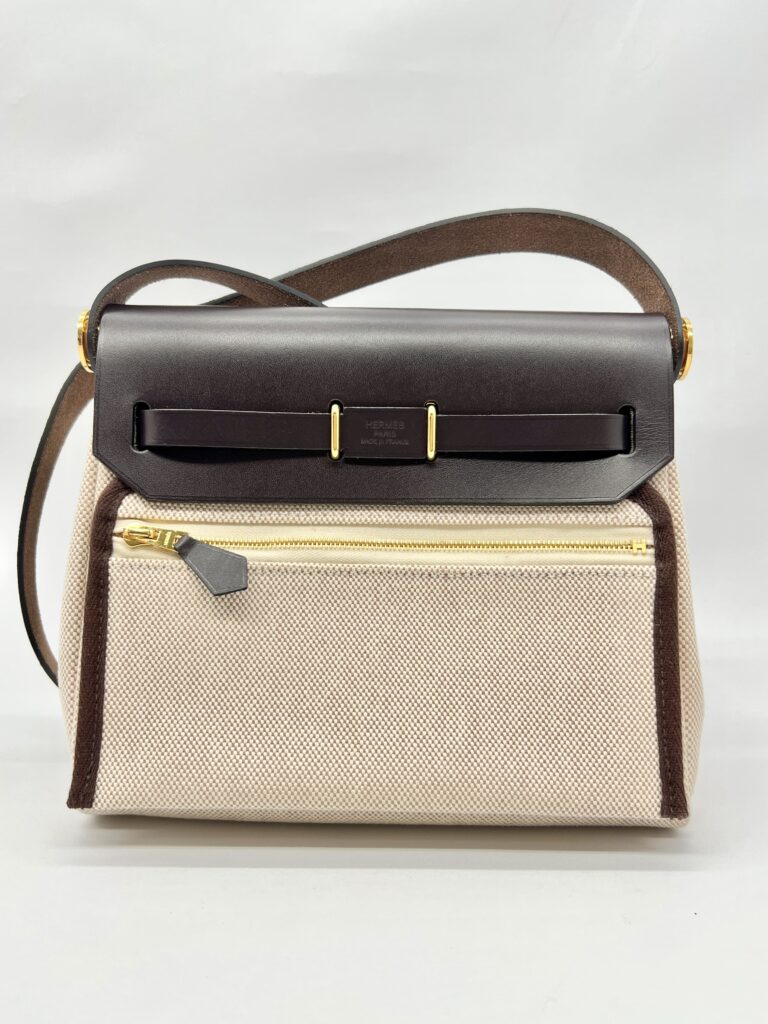 Mini Herbag 20 Ecru Beige Ebene GHW