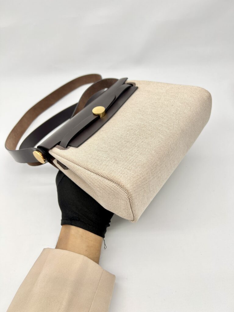 Mini Herbag 20 Ecru Beige Ebene GHW