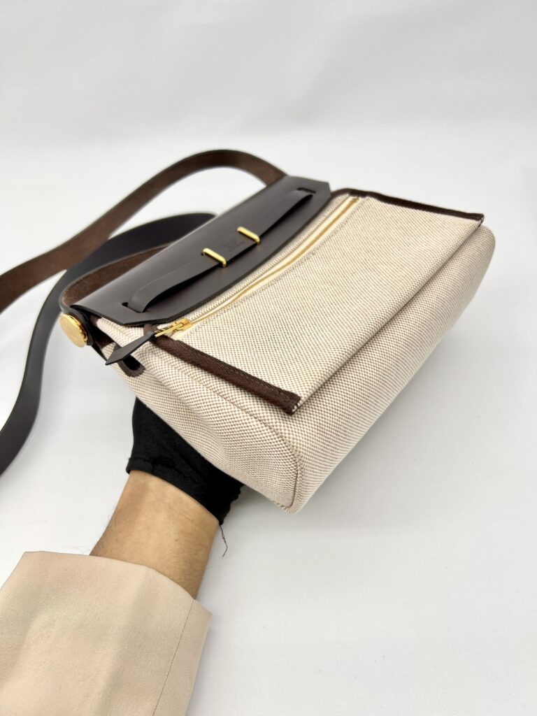 Mini Herbag 20 Ecru Beige Ebene GHW