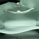 Capucine BB Brushed Metal Handle Ceramic Light Green