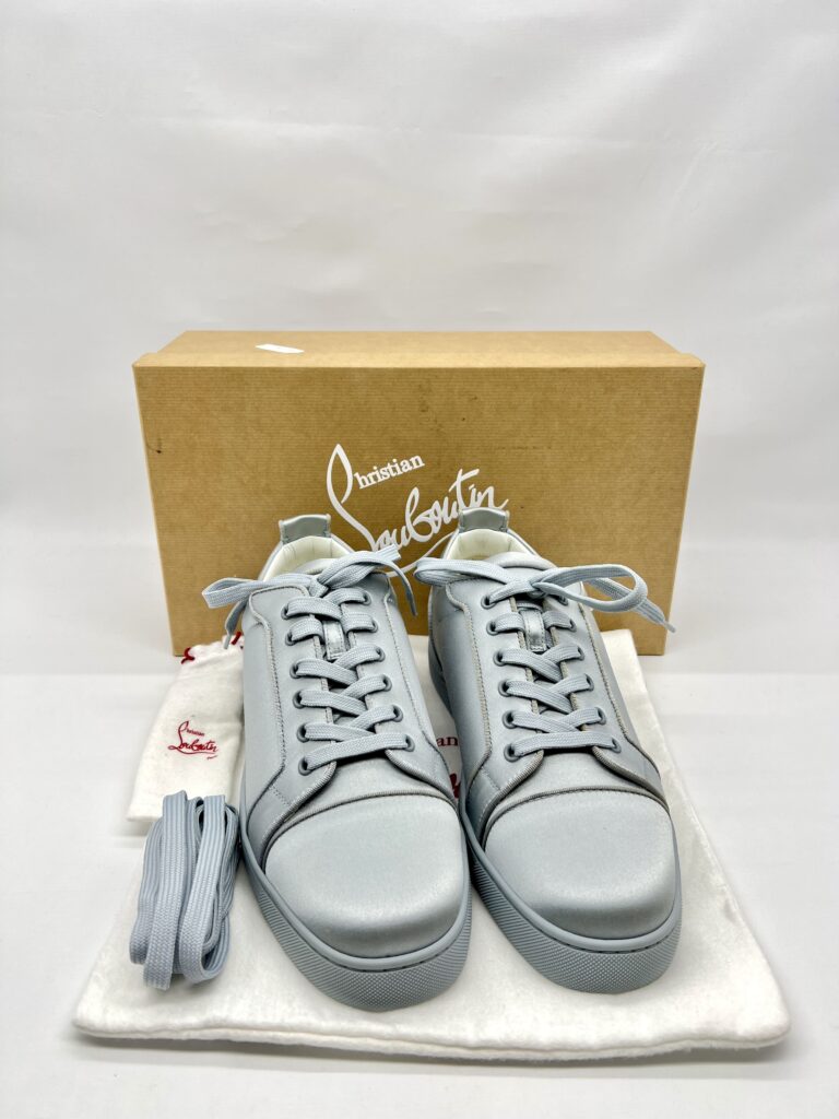 Louis Junior Orlato Flat Satin Light Blue