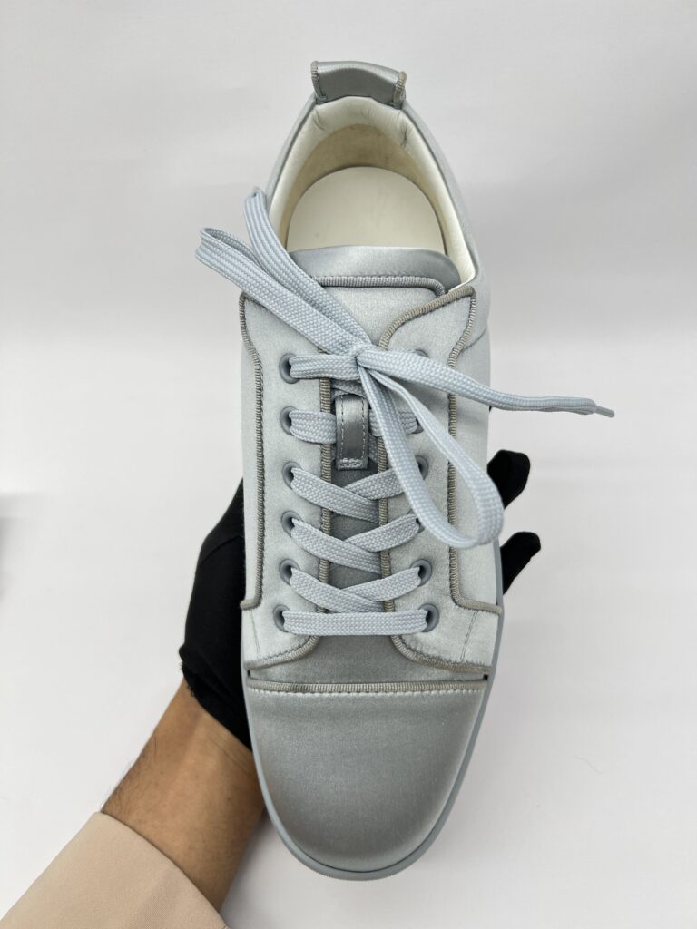 Louis Junior Orlato Flat Satin Light Blue